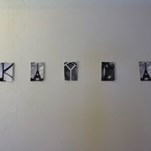 Black and White Paris Wall Art Set